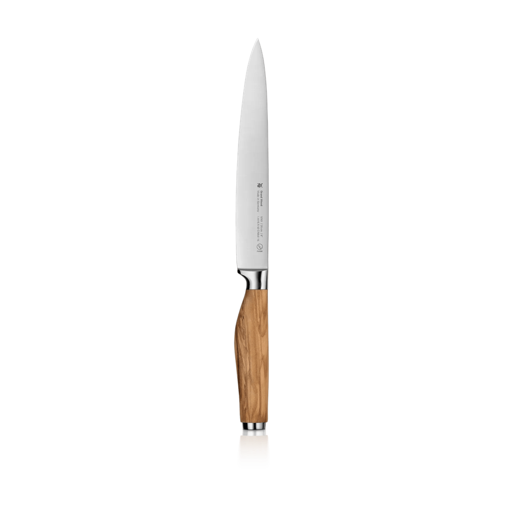 Cutit pentru carne WMF Grand Wood, lama 20 cm, maner de lemn