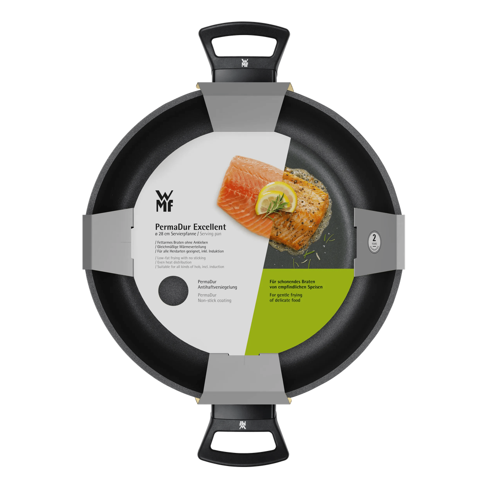 Tigaie pentru servire WMF PermaDur Excellent, 28 cm, aluminiu
