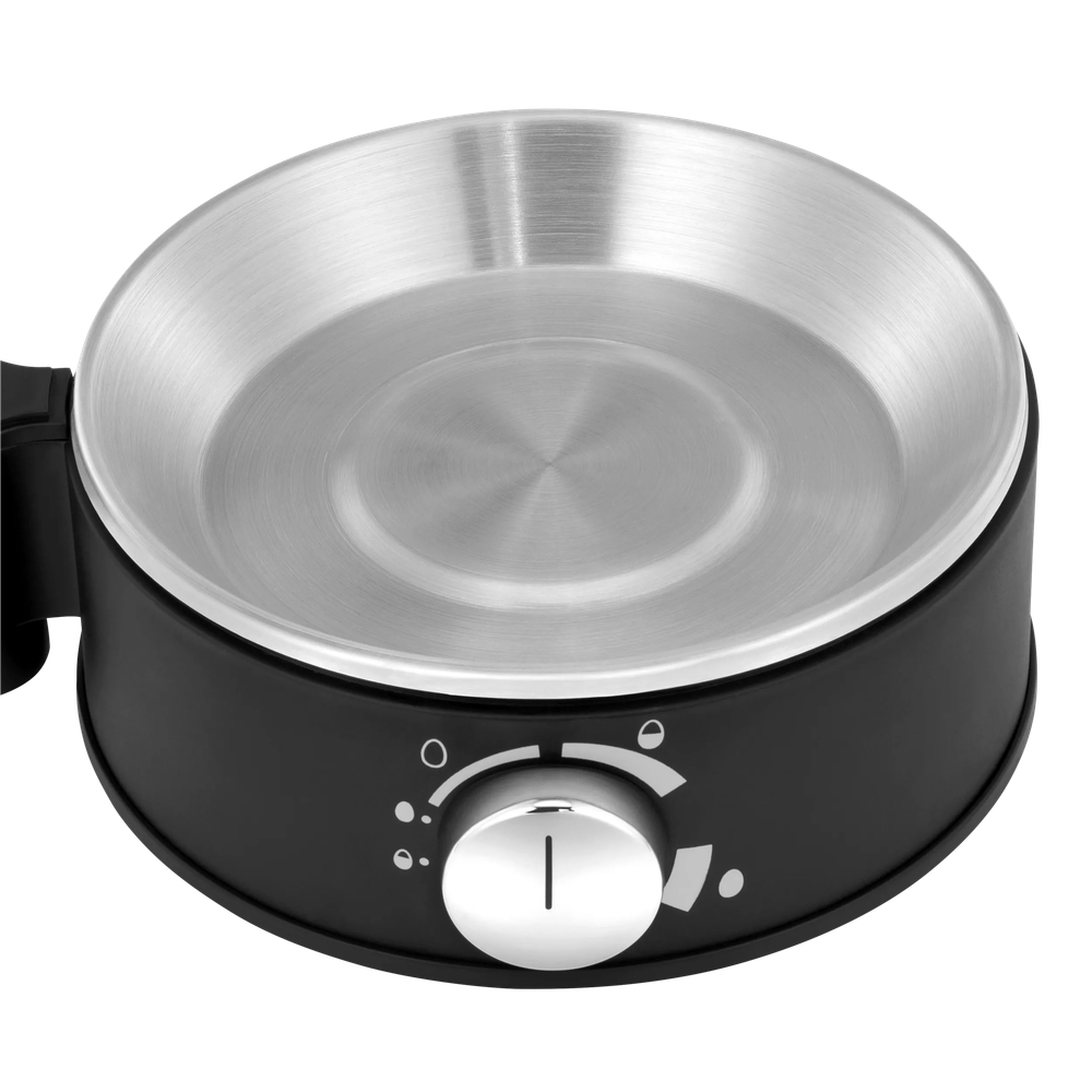 Fierbator de oua WMF Stelio 415070011, Cromargan®, negru & argintiu