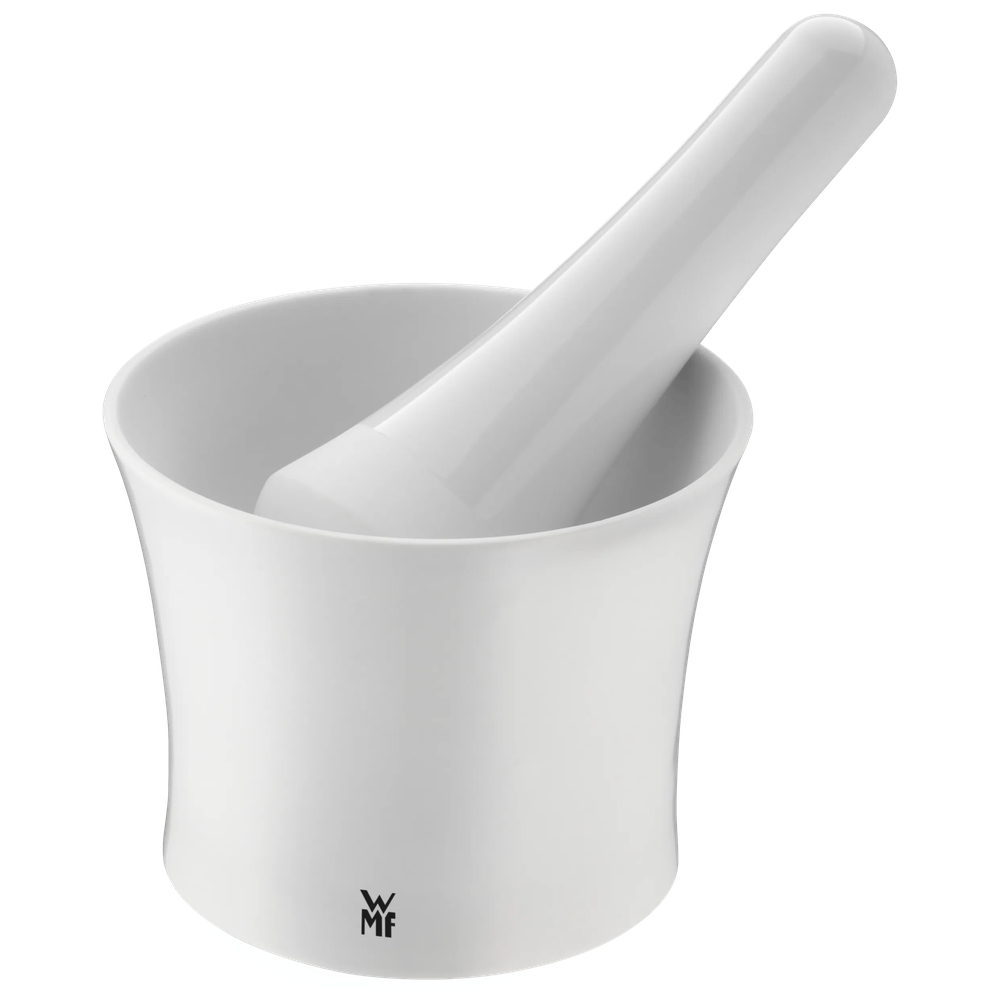 Set mojar cu pistil WMF Gourmet, portelan, alb
