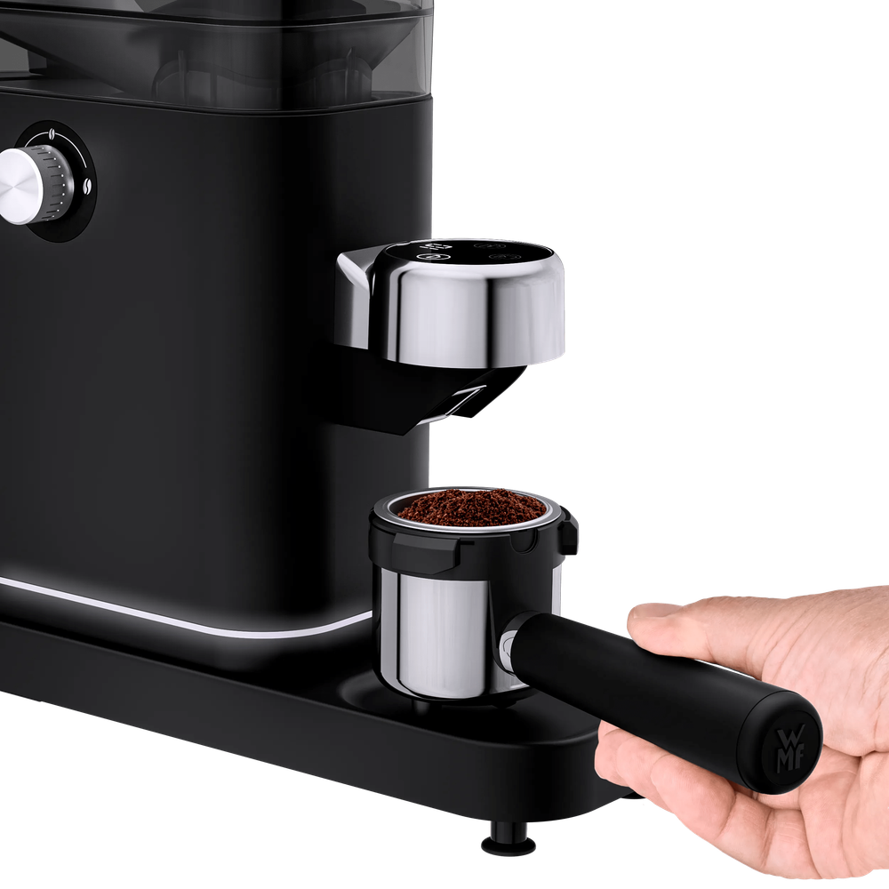 Rasnita electrica de cafea WMF Lumero, 150 W, 40 trepte, Cromargan®