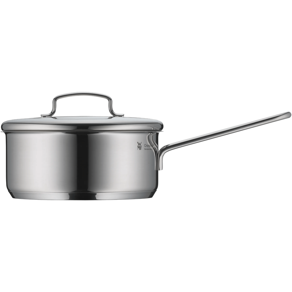 Cratita cu capac WMF Mini, 16 cm, 1.2L, Cromargan®, argintiu