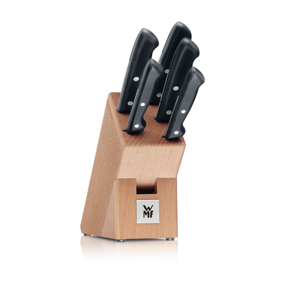 Set de 6 cutite WMF Classic Line, suport inclus