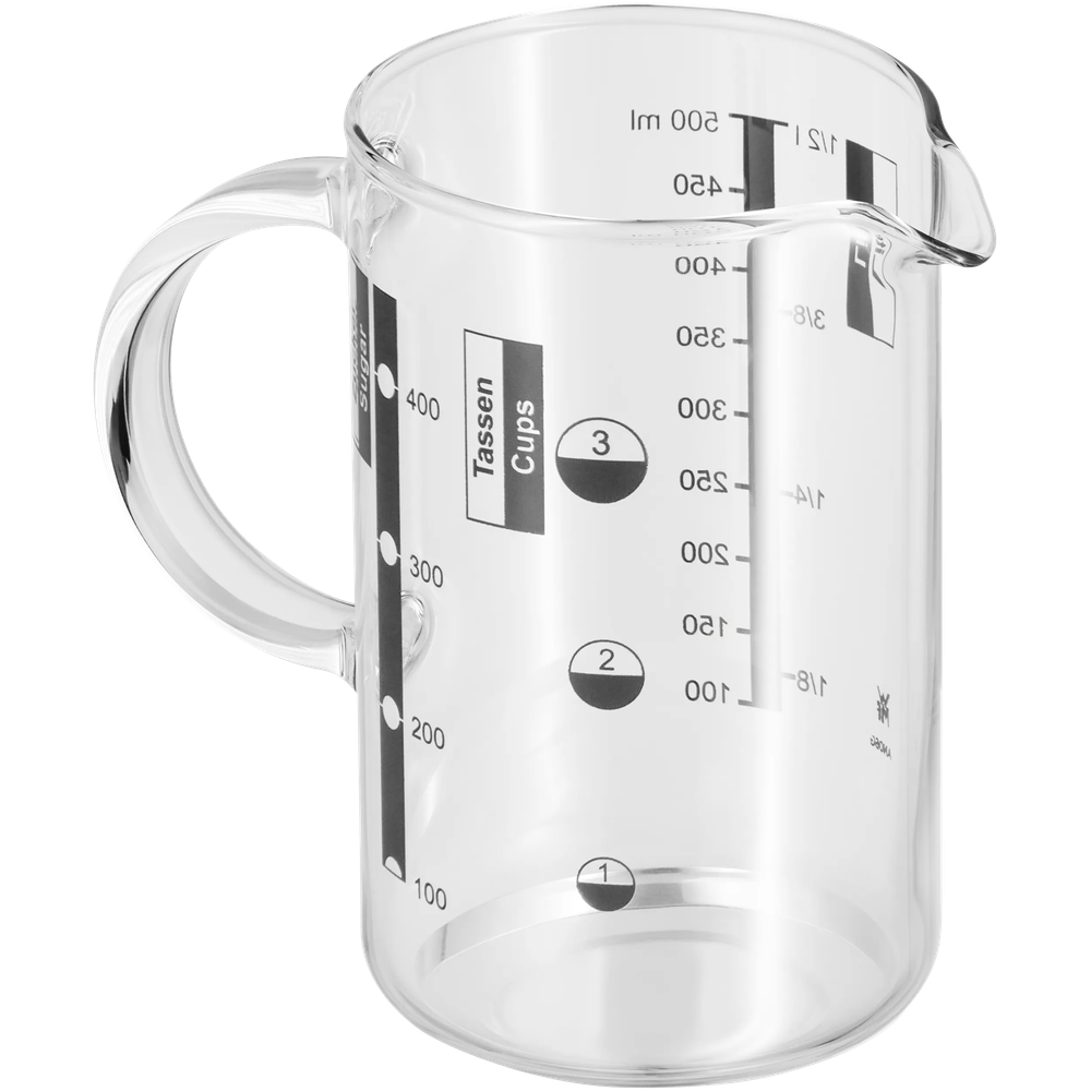Cana gradata din sticla termorezistenta WMF, 0.5L