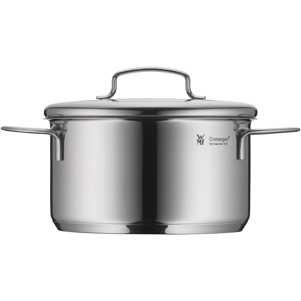 Oala joasa WMF Mini de 16 cm, Cromargan®, baza TransTherm®, argintiu