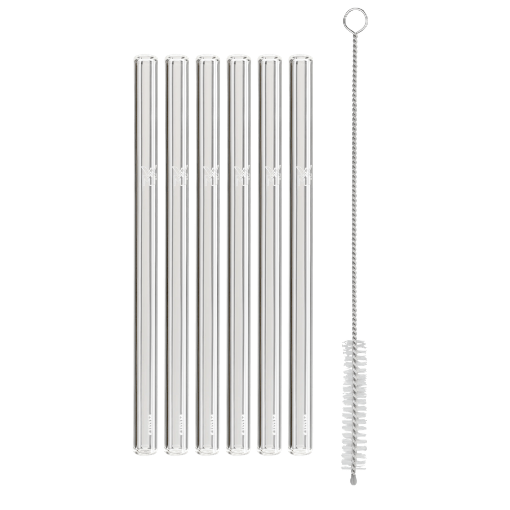 Set 6 paie din sticla WMF Baric, periuta curatare inclusa