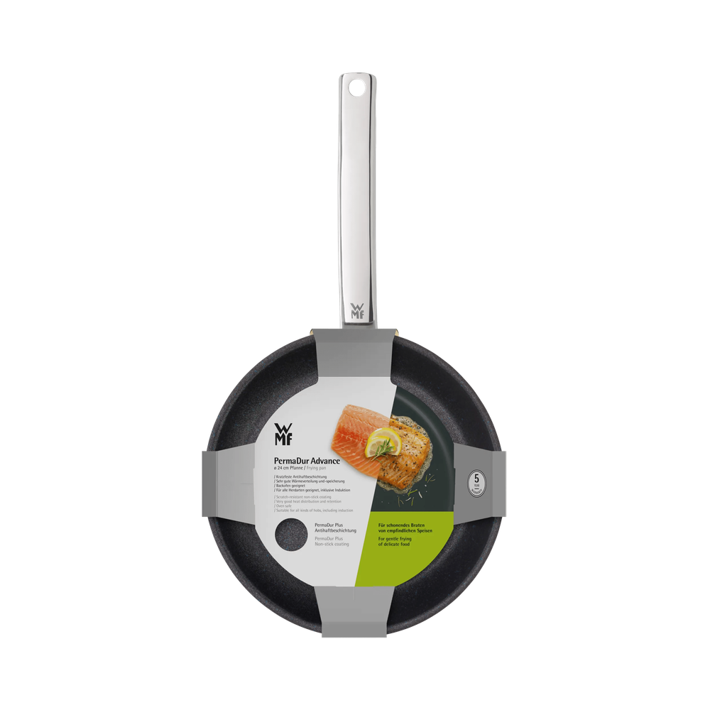 Tigaie WMF PermaDur Advance, 24 cm, Cromargan®, TransTherm®, inductie