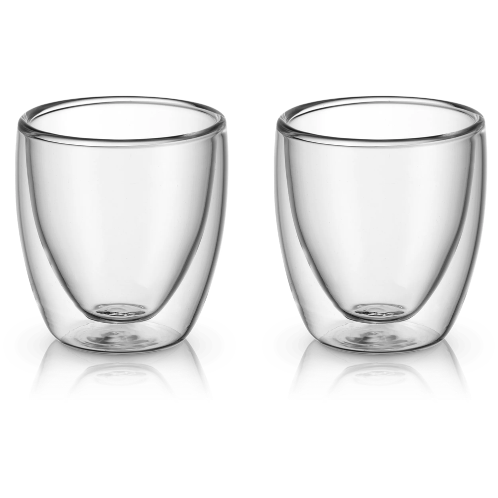 Set 2 pahare cu perete dublu pentru espresso WMF Kult, sticla