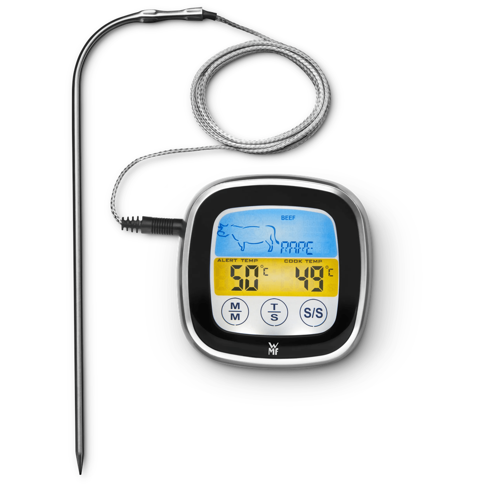 Termometru digital pentru carne WMF BBQ, pana la 250&deg;C, ecran tactil
