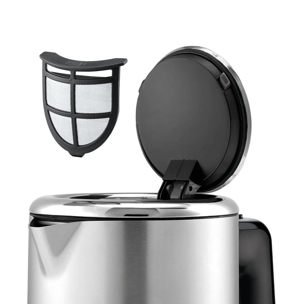 Fierbator WMF Lono, 2400W, 1.6L, filtru de apa detasabil, Cromargan®