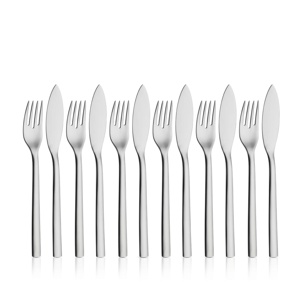 Set tacamuri pentru peste WMF Nuova, 12 piese, Cromargan®