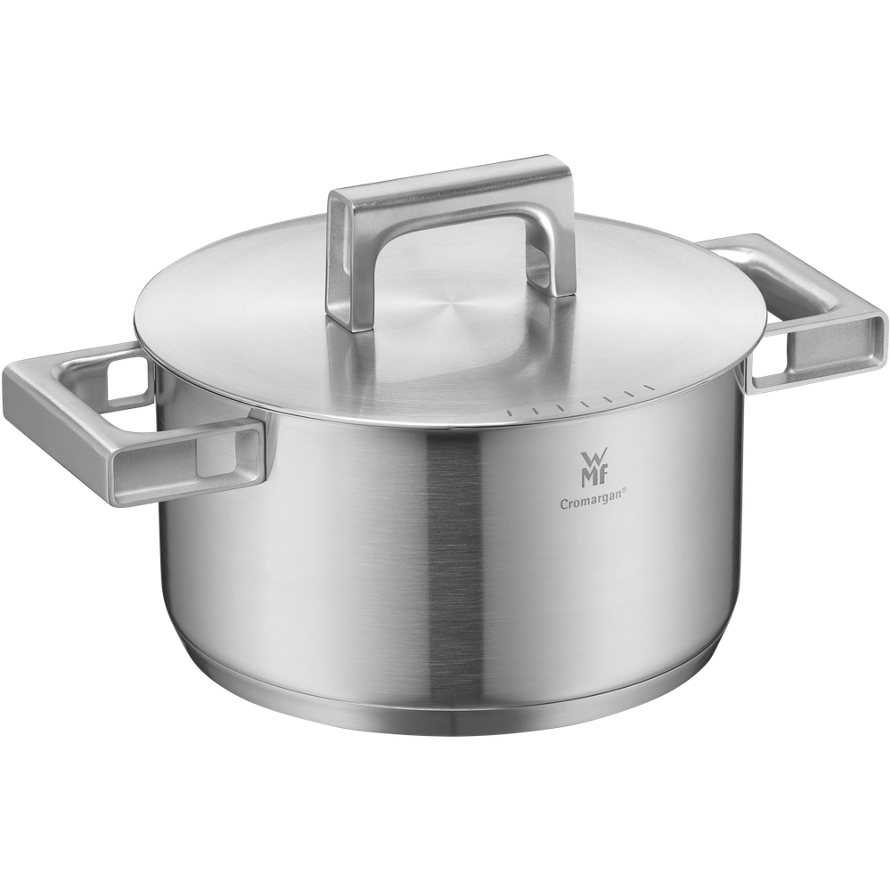 Set de 5 oale cu capac WMF Ultimate Cool+, inductie, Cromargan®
