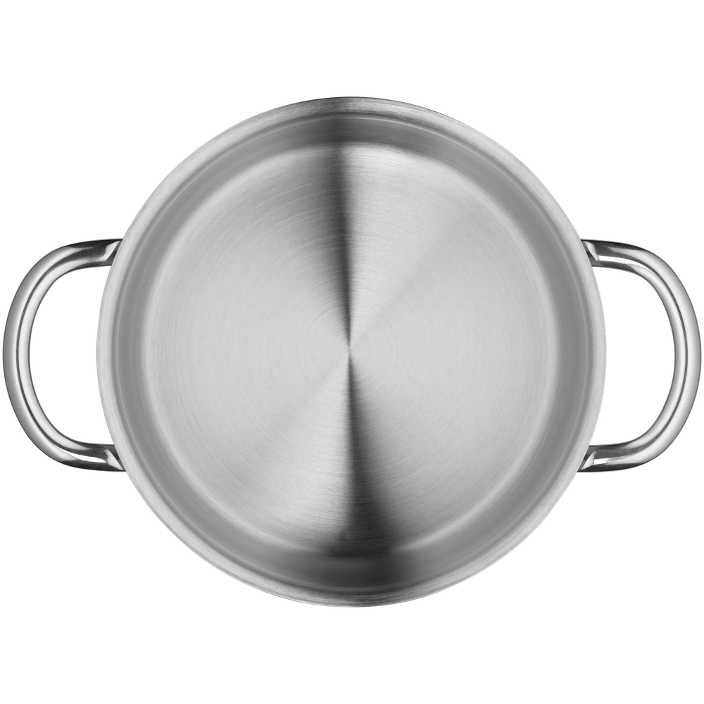 Oala cu capac, WMF Mini, 14 cm, 0.9L, Cromargan®, baza TransTherm®