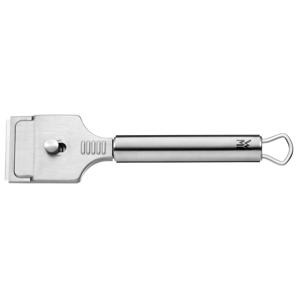 Racleta pentru plite ceramice WMF Profi Plus, 19.5 x 5 cm, Cromargan®