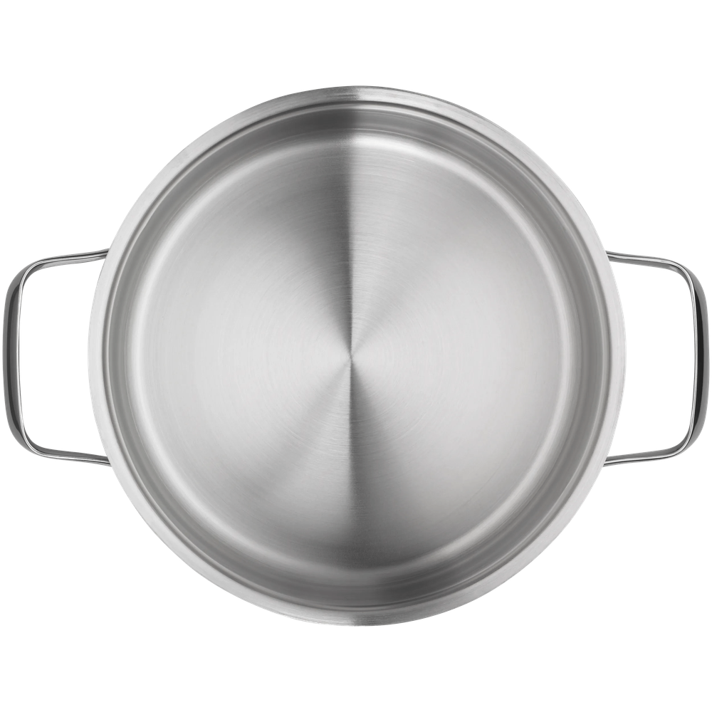 Oala cu capac WMF Belmonte, 20 cm, 2.5L, inductie, Cromargan®