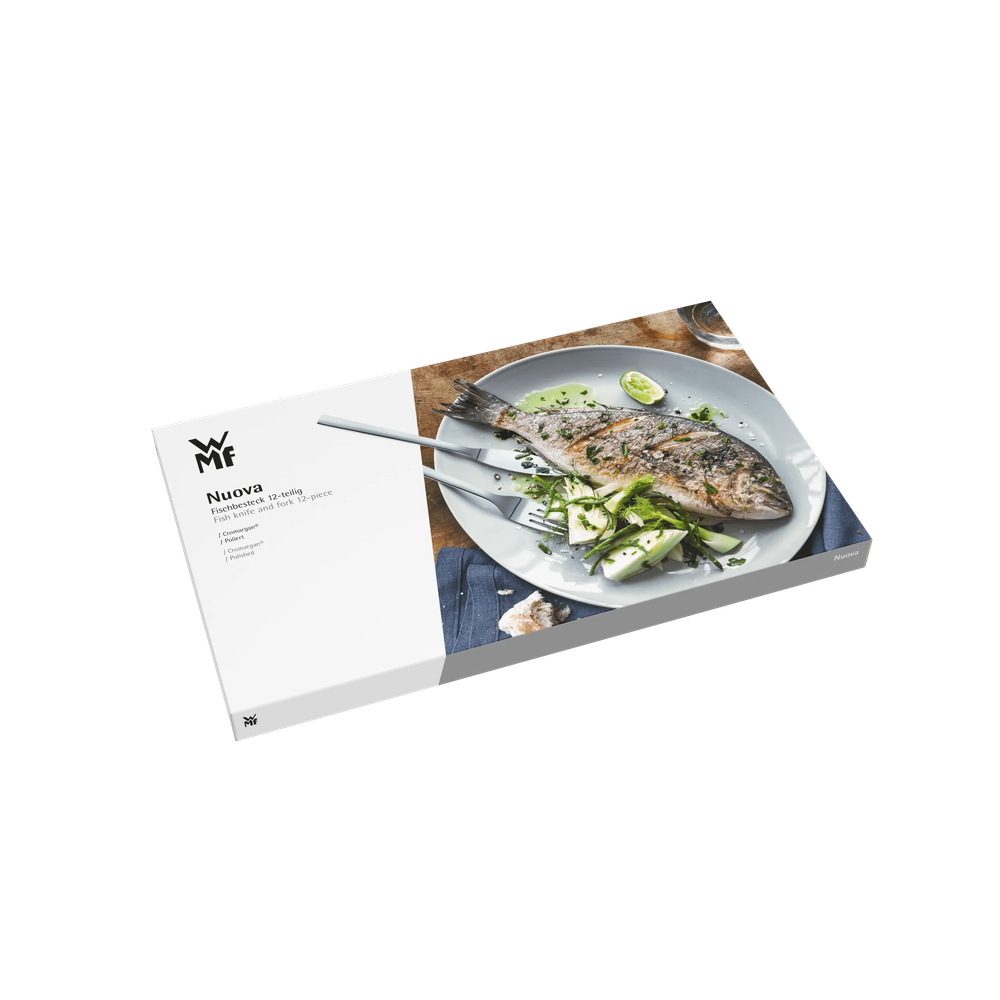 Set tacamuri pentru peste WMF Nuova, 12 piese, Cromargan®