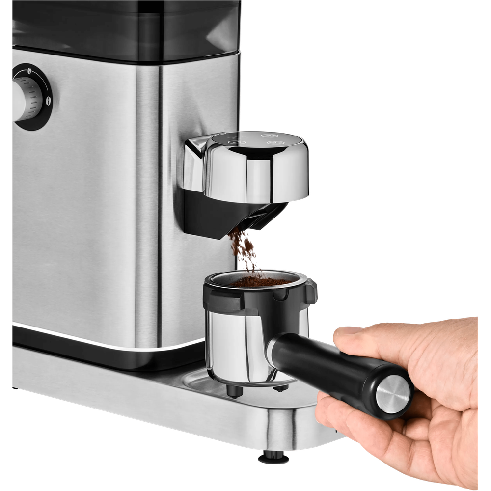 Rasnita de cafea WMF Lumero, 40 niveluri de macinare, Cromargan®