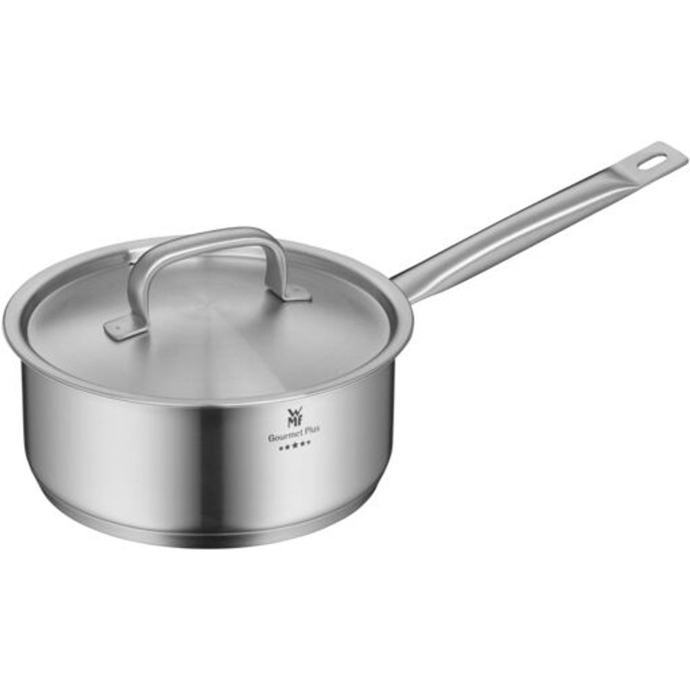 Cratita cu capac WMF Gourmet Plus, 20 cm, 2.5 L, Cromargan®, inductie