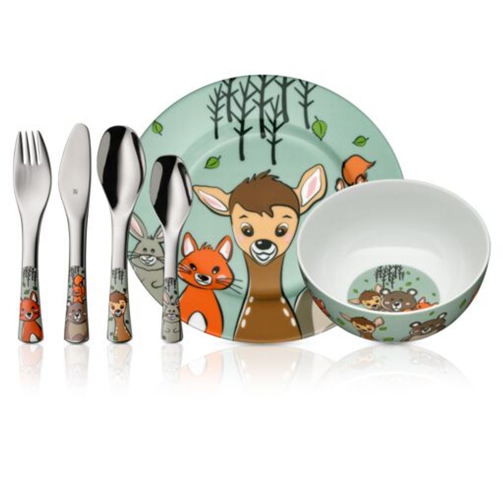 Set tacamuri copii WMF Forest Friends, 6 piese, portelan, Cromargan®
 