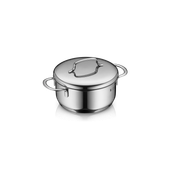 Oala cu capac, WMF Mini, 14 cm, 0.9L, Cromargan®, baza TransTherm®