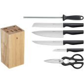 Set cutite si suport WMF Impulse, 7 piese, foarfeca inclusa, inox Set cutite si suport WMF Impulse, 7 piese, foarfeca inclusa, inox