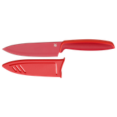 Set de 2 cutite WMF Touch, 9 - 13 cm, capace depozitare, rosu