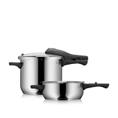 Set 2 oale sub presiune WMF Perfect, 3L si 6L, Cromargan® Set 2 oale sub presiune WMF Perfect, 3L si 6L, Cromargan®