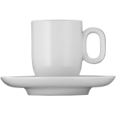 Set cesti cu farfurii WMF Barista Espresso, 4 piese, portelan