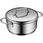 Oala cu capac, WMF Mini, 14 cm, 0.9L, Cromargan&reg;, baza TransTherm&reg;