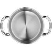 Oala joasa cu capac WMF Mini, 12 cm, 0.7L, Cromargan&reg;, argintiu