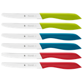 Set 6 cutite WMF Snack, 11 cm, lame zimtate, multicolor 