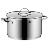 Set de 5 piese WMF Aparto, capac de sticla, margini turnare, argintiu