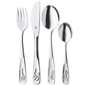 Set de tacamuri pentru copii WMF ANIMALS, 4 piese, Cromargan®