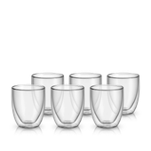 Set pahare pentru cappuccino WMF, 6 piese, pereti dubli, 250 ml