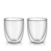 Set de 2 pahare cu perete dublu pentru cappuccino WMF Kult, sticla