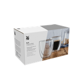 Set 2 pahare cu perete dublu pentru espresso WMF Kult, sticla