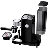 Espressor manual WMF Lumero, 15 bari, duza cappuccino, negru intens