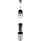 Rasnita electrica WMF, sare - piper, grad macinare reglabil, 20 cm