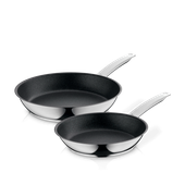 Set 2 tigai WMF PermaDur Advance, 24 & 28 cm, inductie, Cromargan®