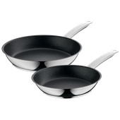 Set 2 tigai WMF PermaDur Advance, 24 & 28 cm, inductie, Cromargan®