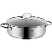 Tigaie pentru servirea tocanitelor WMF de 28 cm cu capac, argintiu