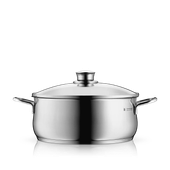 Oala joasa cu capac WMF Diadem Plus, 24 cm, 4.2L, inductie, Cromargan® Oala joasa cu capac WMF Diadem Plus, 24 cm, 4.2L, inductie, Cromargan®