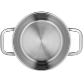 Oala cu capac WMF Iconic, 18 cm, Cromargan&reg;, finisaj mat