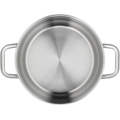 Oala joasa cu capac WMF Iconic, 22 cm, Cromargan&reg;, inductie