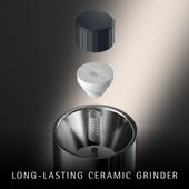 Rasnita condimente WMF Nature Pro, mecanism ceramic CeraMill®, negru