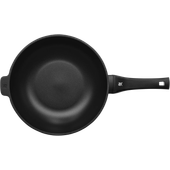 Tigaie wok cu capac WMF PermaDur Premium, 30 cm, inductie