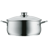 Oala joasa cu capac WMF Diadem Plus, 24 cm, 4.2L, inductie, Cromargan® Oala joasa cu capac WMF Diadem Plus, 24 cm, 4.2L, inductie, Cromargan®
