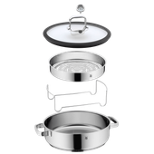 Vas pentru gatit la aburi WMF Vitalis Aroma, Cromargan®, argintiu