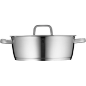 Oala cu capac WMF Iconic, 28 cm, Cromargan®, baza TransTherm®