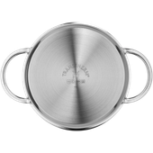 Oala joasa WMF Mini de 16 cm, Cromargan&reg;, baza TransTherm&reg;, argintiu